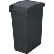 ユニード ゴミ箱 スライド フタロック機構付き 45リットル チャコールブラック 幅26.5×奥行44×高さ61cm 蓋付き
