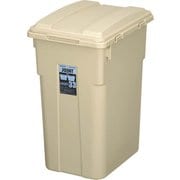 ゴミ箱 連結可能 蓋付き 分別 33リットル カーキベージュ 幅28×奥行36.5×高さ49.5cm