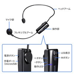 簡易動作確認　SANWA SUPPLY 400-SP048ポータブル拡声器 Amazon.co.jp: サンワダイレクト ワイヤレス ハンズフリー拡声器