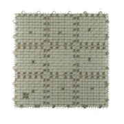 人工芝 30×30cm ジョイント式 日本製 1枚 グレー RT-30-GY