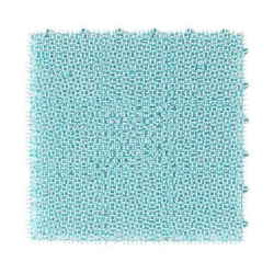 人工芝 ジョイント 30×30cm 1枚 やわらかターフ 日本製 ブルー YT-303