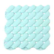 スノコ ジョイント 15×15×1.3cm 水切りユニット 抗菌システムスノコ 素足用 1枚 ブルー BF-1503