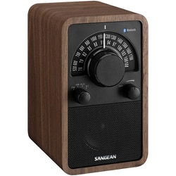 Sangean WR-304 FM Bluetooth Speaker Wood Cabinet apt X HD (Walnut