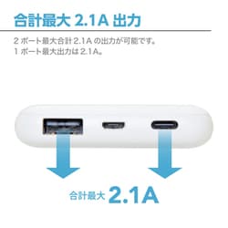 ヨドバシ.com - センチュリー CENTURY FSLP-CA50W [モバイルバッテリー 5000mAh ホワイト パワーバンク]  通販【全品無料配達】