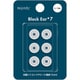 Block Ear＋7（ブロックイヤー プラスセブン）Antibacterial Silicon Earpiece イヤーピース Lサイズ 3ペアセット ホワイト NBE-P7-WH-L