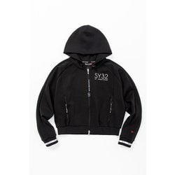 SYG-23S01W DOUBLE FACE SWEAT JK ブラック Mサイズ [トップス]