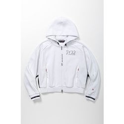 SYG-23S01W DOUBLE FACE SWEAT JK ホワイト Lサイズ [トップス]