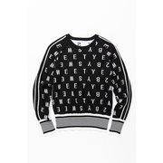 SYG-23S02W SYG LOGO KNITTING SPRING SHIRTS ブラック Mサイズ [トップス]