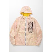 SYG-23S04 SEE THROUGH GRAPHIC JK イエロー XLサイズ [トップス]