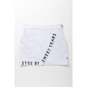SYG-23S05W WOVEN DOUBLE FACE SKIRT ホワイト Lサイズ [ボトムス]