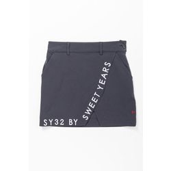 SYG-23S05W WOVEN DOUBLE FACE SKIRT グレー Mサイズ [ボトムス]