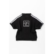 SYG-23S07W DOUBLE FACE SWEAT MOCK SHIRTS ブラック Lサイズ [トップス]