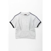 SYG-23S07W DOUBLE FACE SWEAT MOCK SHIRTS グレー Lサイズ [トップス]