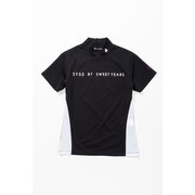 SYG-23S13W 36G DOT HALF MOCK ブラック Mサイズ [トップス]