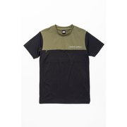 SYG-23S16 36G DOT MOCK SHIRTS カーキ×ブラック Lサイズ [トップス]