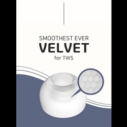 多機能 "ツルツル" TWS用 イヤーチップ MSサイズ 1ペア VELVET TWS 1 Pairs （MS）