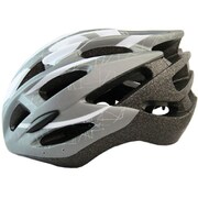 大人用サイクルヘルメット CEマーク バイザー付 M/Lサイズ(58~61cm) ホワイト DE-88