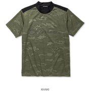 SYG-23S20 CAMO EMBOSS MOCK SHIRTS カーキ Lサイズ [トップス]