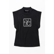 SYG-23S21W BIG SYG NO SLEEVE MOCK NECK ブラック Sサイズ [トップス]