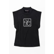 SYG-23S21W BIG SYG NO SLEEVE MOCK NECK ブラック Lサイズ [トップス]