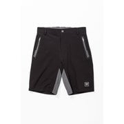 SYG-23S22 STRETCH RIP HALF PANTS ブラック Mサイズ [ボトムス]