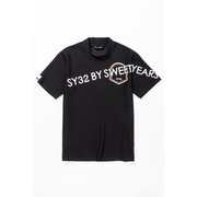 SYG-23S37 SYG EMBLEM LOGO MOCK ブラック Mサイズ [トップス]