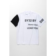 SYG-23S38 ASYMMETRY STRETCH MOCK ホワイト Lサイズ [トップス]