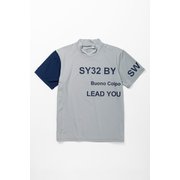 SYG-23S38 ASYMMETRY STRETCH MOCK グレー XLサイズ [トップス]