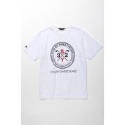 SYG-23S39 SYG CROSS PRINT TEE ホワイト Mサイズ [トップス]