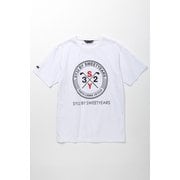 SYG-23S39 SYG CROSS PRINT TEE ホワイト Lサイズ [トップス]