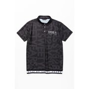 SYG-23S40 SYG MARIN LOGO POLO ブラック XLサイズ [トップス]