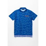 SYG-23S40 SYG MARIN LOGO POLO ブルー XLサイズ [トップス]