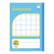 LGG02 [School Line+（スクールラインプラス） 合理的配慮のためのノート マス目 小（書字練習用） 25mm]