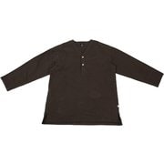 smoAslpshaMbrw [V NECK SLEEPING SHIRTS ブラウン M]