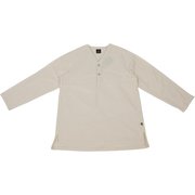 smoAslpshaSwht [V NECK SLEEPING SHIRTS ホワイト S]