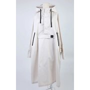 smoAraicoaFgry [PULLOVER LONG RAIN COAT ベージュ F]