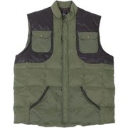 smoAdwvsaMkha [QUILTING DOWN VEST カーキ M]