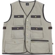 smoAvestaLbeg6 [POCKETS COTTON 100％ VEST カーキ L]