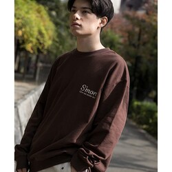カットソー COTTON CREW NECK BIG SWEAT - S'more recipe COTTON CREW NECK BIG SWEAT - S'more recipe | スモア(S'more