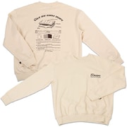 smoAccnsaXLbeg [COTTON CREW NECK BIG SWEAT - S’more recipe XL ベージュ]