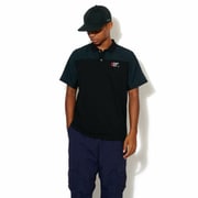 PHYSICAL LOGO MOTO COOL POLO cac-01-2303-01 BLACK Lサイズ [ポロシャツ メンズ]