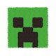 Minecraft（マインクラフト） タフティングプレイマット クリーパー [キャラクターグッズ]