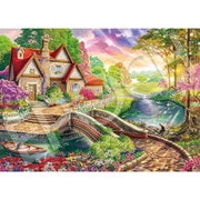 54-227 川辺の魔法の家 [ジグソーパズル 2000ピース]