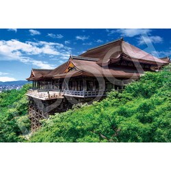09-028s 新緑映える清水寺ー京都 [ジグソーパズル 1000ピース]