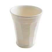 ビアカップ 280ml 泡うま タンブラー 酒器 コップ 陶器 日本製 信楽焼 ホワイト GB6-18-01