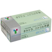 075814 [竹虎 タケトラ ニトリル手袋 ホワイト L 200枚入 一般医療機器]