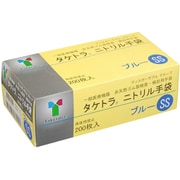 075851 [竹虎 タケトラ ニトリル手袋 ブルー SS 200枚入 一般医療機器]