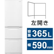 NR-C374CL-W [冷蔵庫 Cタイプ（365L・幅59cm・左開き・3ドア・グレイスホワイト）]