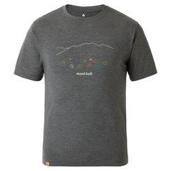 メリノウールプラスライトT Men's 天場 1114615 ダークグレー(DGY) XLサイズ [アウトドア カットソー メンズ]