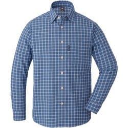 メリノウール ライト ロングスリーブシャツ Men's 1114621 ブルー (BL) Mサイズ [アウトドア シャツ メンズ]